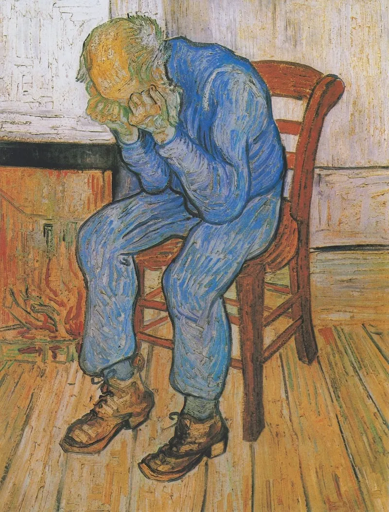 At Eternity's Gate painting by Van Gogh